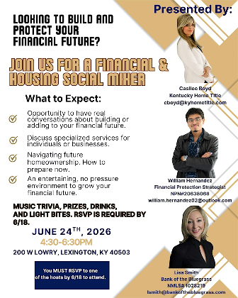Financial & Housing Social Mixer