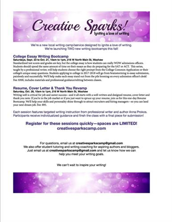 College Essay Writing Bootcamp And Resume Cover Letter Thank You Revamp Wbtv 3 Calendar