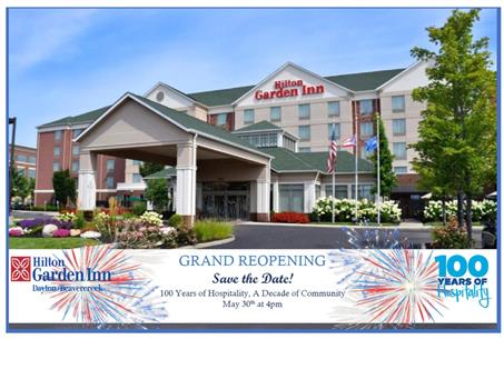 Hilton Garden Inn Dayton Beavercreek Grand Reopening Wbdt Tv Calendar