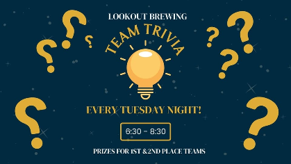 Team Trivia Tuesdays!
