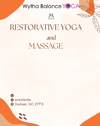 Restorative Yoga, Sound Bath & Massage