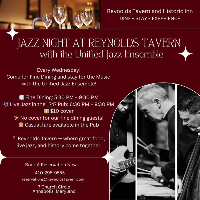 Jazz Night at Reynolds Tavern - Every Wednesday!