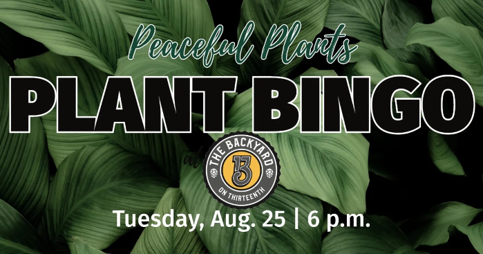 Plant Bingo with Peaceful Plants