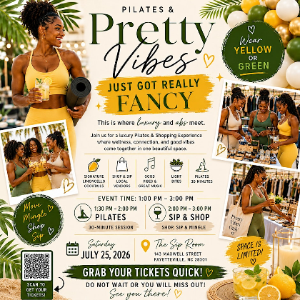 Pilates and Pretty Vibes Soirée