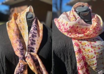 ARTlab: Natural Dyeing Silk