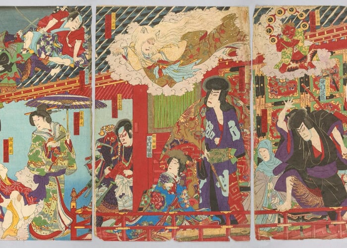 Flyer or photo for High Drama: Japanese Prints of Theater & Heroes & History
