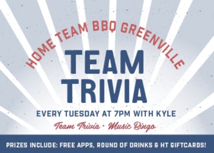 Team Trivia @ Home Team BBQ Greenville