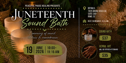 Juneteenth Sound Bath: Honoring the Ancestors