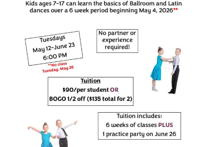 Youth Beginner Ballroom & Latin Class
