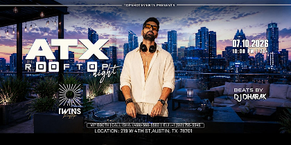 ATX Rooftop Party | Bollywood AT TWINS Rooftop