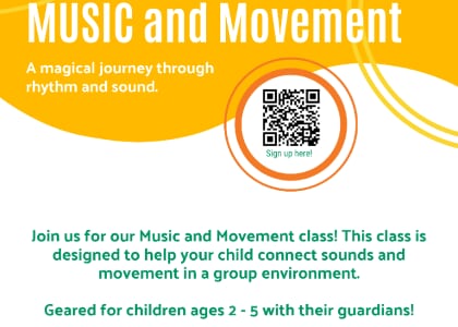 Preschool Music and Movement Class!