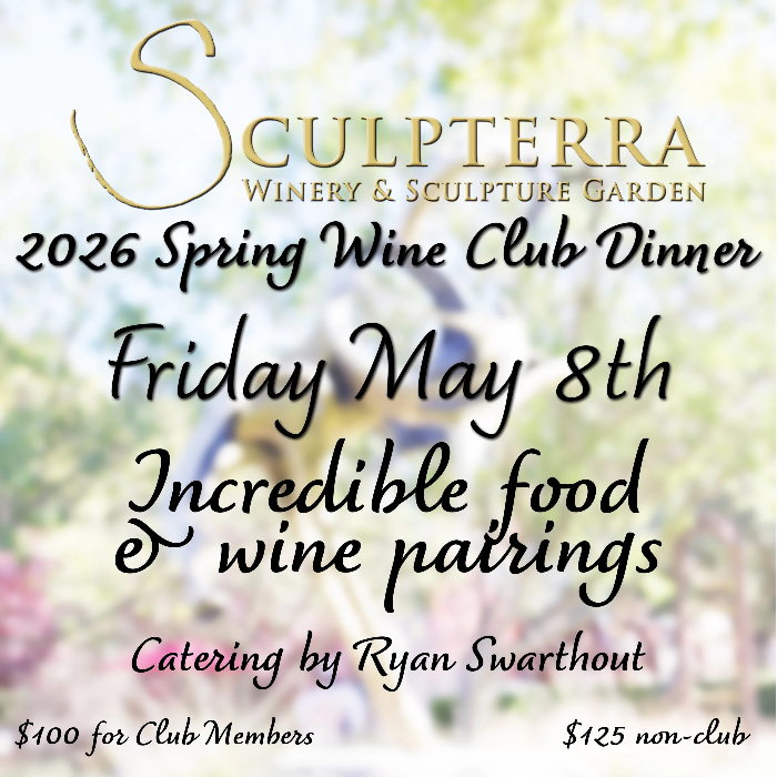 Sculpterra Spring Wine Club Dinner
