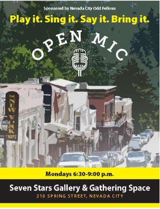 Nevada City Odd Fellows Open Mic