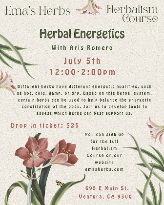 Herbal Energetics with Aris Romero