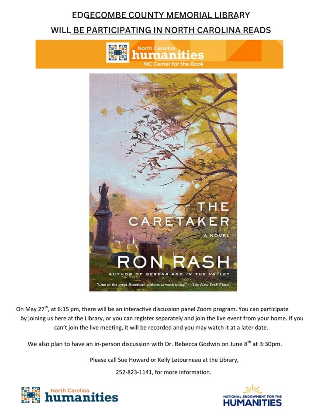 NC READS Book Club Conversation - The Caretaker