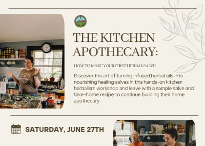 UCAN Gardeners as Teachers Workshop: The Kitchen Apothecary