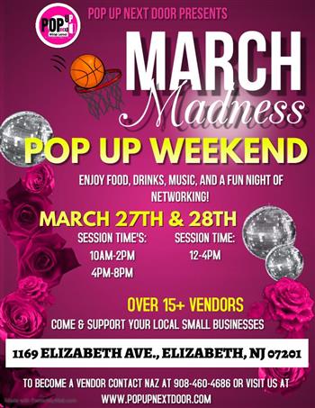 March Madness Pop Up Event Weekend News 12 New Jersey Calendar
