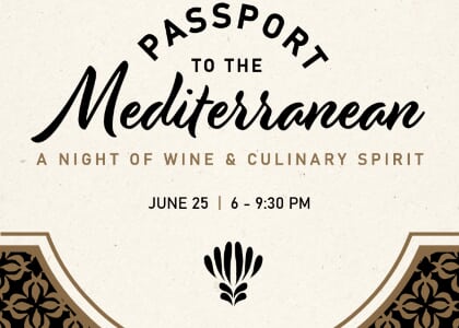 Passport to the Mediterranean Wine Dinner