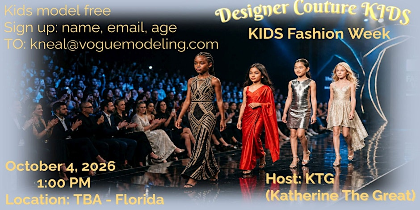 Designer Couture Kids, Fashion Week