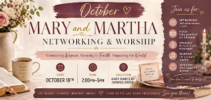 Women In Power Presents: Martha & Mary