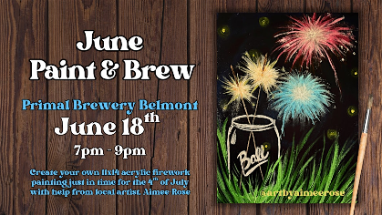 June Paint & Brew @ Primal Brewery Belmont