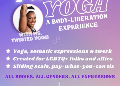 Twerk Yoga: Pride Edition! Twisted Yogi x The Velvet Hippo