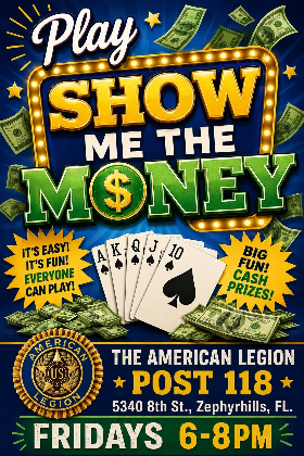 Play Show Me the Money with American Legion Post 118
