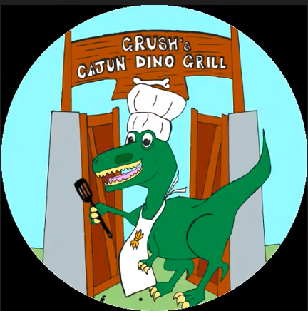 Poster for Grush's Cajun Dino Grill