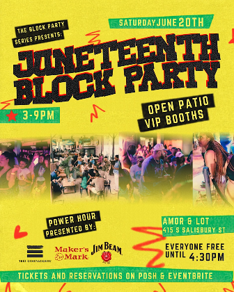THE BLOCK PARTY SERIES PRESENTS: JUNETEENTH BLOCK PARTY