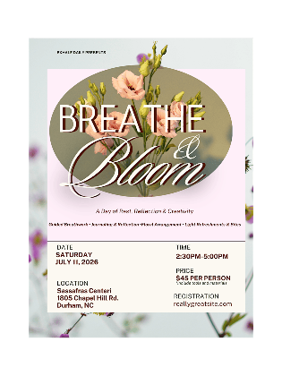 Breathe & Bloom: An Afternoon of Rest, Reflection & Creativity