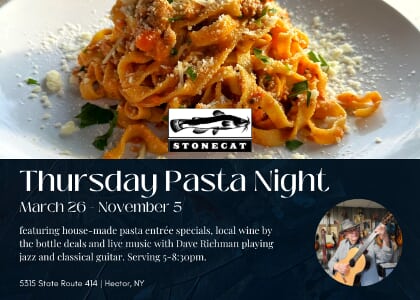 Pasta Night @ Stonecat Café