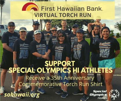 First Hawaiian Bank Virtual Torch Run Honolulu Star Advertiser Calendar