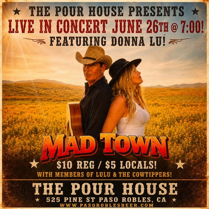 MAD TOWN w/ Members of Lulu & The Cow Tippers Live in Paso