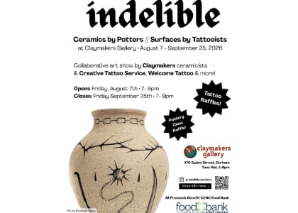 Indelible: Tattooed Ceramics at Claymakers Gallery