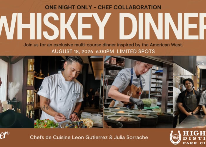 Rouser & High West Distillery Whiskey Dinner Collaboration