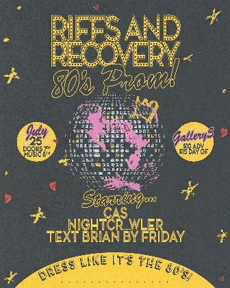 Riffs and Recovery 80's Prom