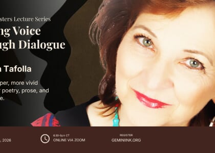 Literary Masters Lecture Series: Finding Voice Through Dialogue with Carmen