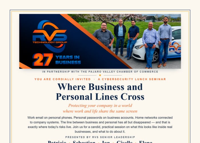 Cyber security Lunch Seminar