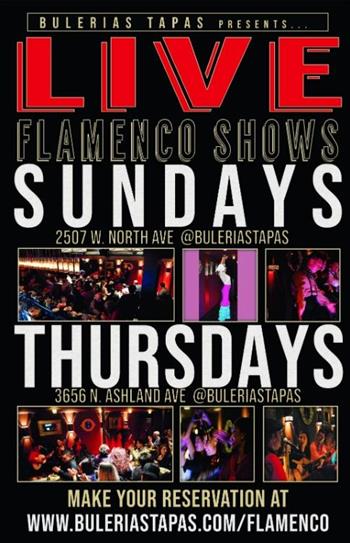 No Cover Flamenco Dinner Shows Bulerias Tapas North Ave Location Second Seating Daily Herald Calendar