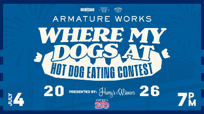 Where my Dogs at? Hot Dog Eating Contest