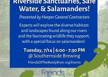 By The Banks: Riverside Sanctuaries, Safe Water, & Salamanders!