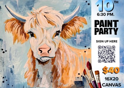 Country Cow Paint Party