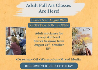 Fall Adults' Art Classes