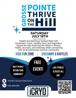 iCRYO Presents: THRIVE ON THE HIL