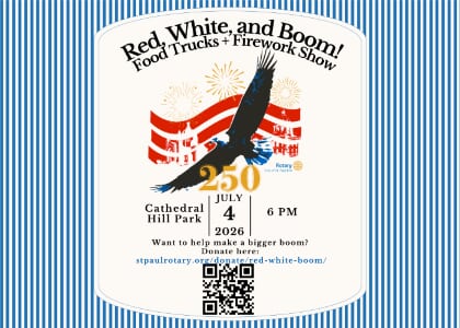 Saint Paul Rotary 4th of July Fireworks: Red, White & BOOM!