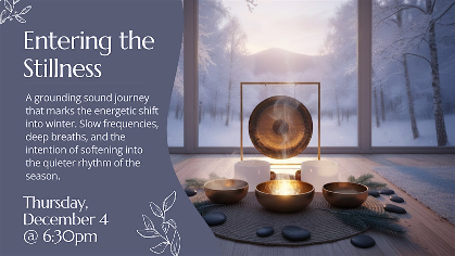 Entering the Stillness - A Winter Sound Journey