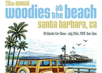 26th Annual "Woodies at the Beach" Car Show