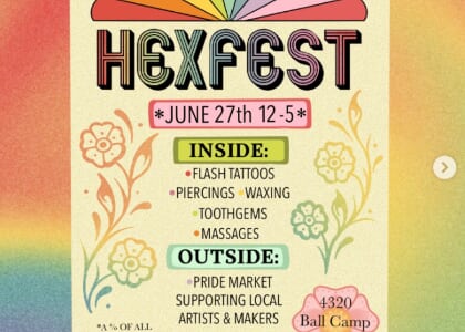 HEXFEST: Pride Market, Flash Tattoos + Piercings