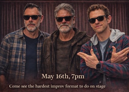 Three's A Crowd improv show