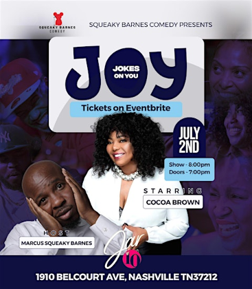 Jokes on You Comedy Show (Cocoa Brown)